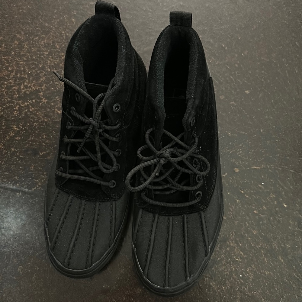 Vans Sk8 Hi Del Pato MTE Black Duck Shoes Boots Men's Size 11 Scotchgard